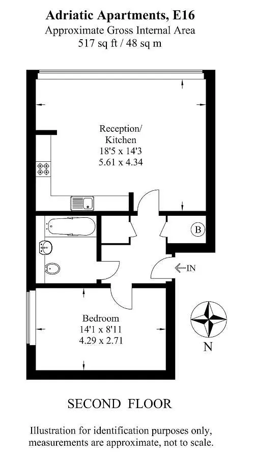 1 Bedroom Apartment With Dock Views In E16 Londres